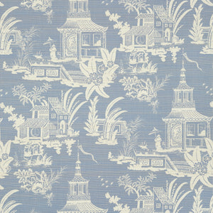 Thibaut Empress Court Behang T13649 - Blue