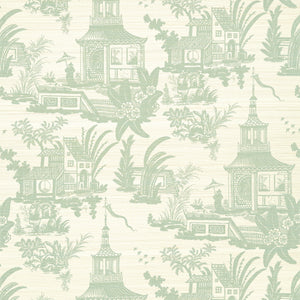 Thibaut Empress Court Behang T13651 - Mist