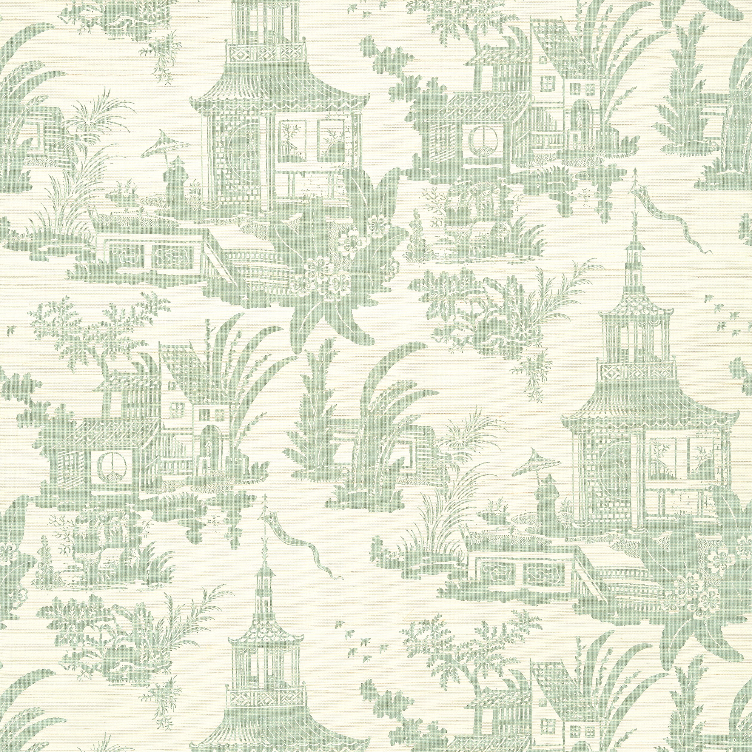 Thibaut Empress Court Behang T13651 - Mist