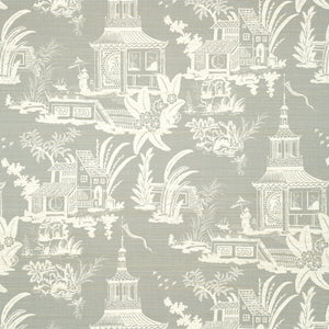 Thibaut Empress Court Behang T13652 - Grey