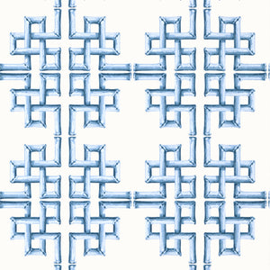 Thibaut Boca Bamboo Behang T13901 - Blue