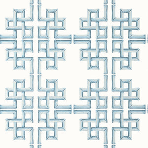 Thibaut Boca Bamboo Behang T13902 - Spa Blue