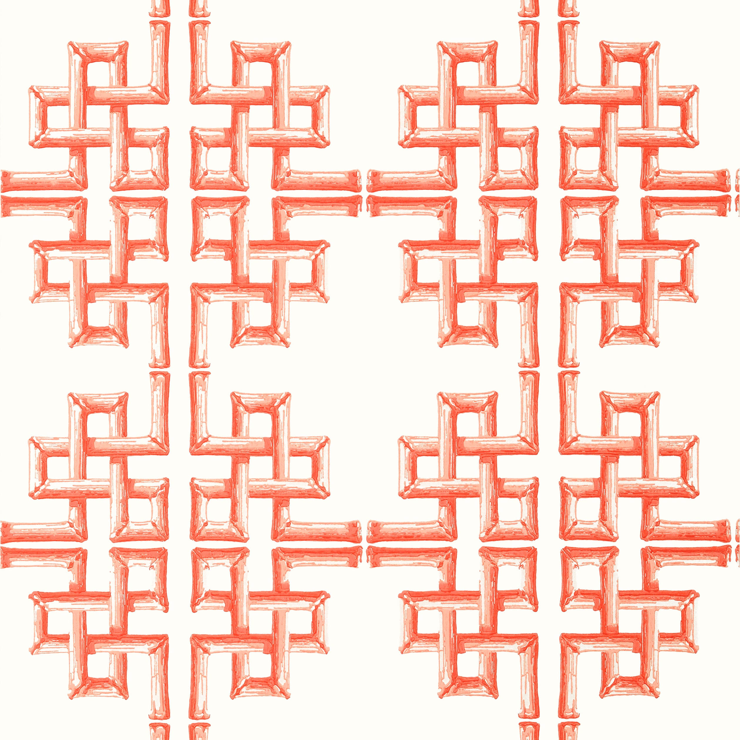 Thibaut Boca Bamboo Behang T13904 - Coral