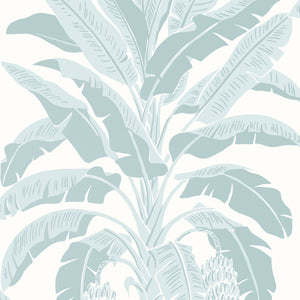 Thibaut Banana Tree Behang T13916 - Spa Blue
