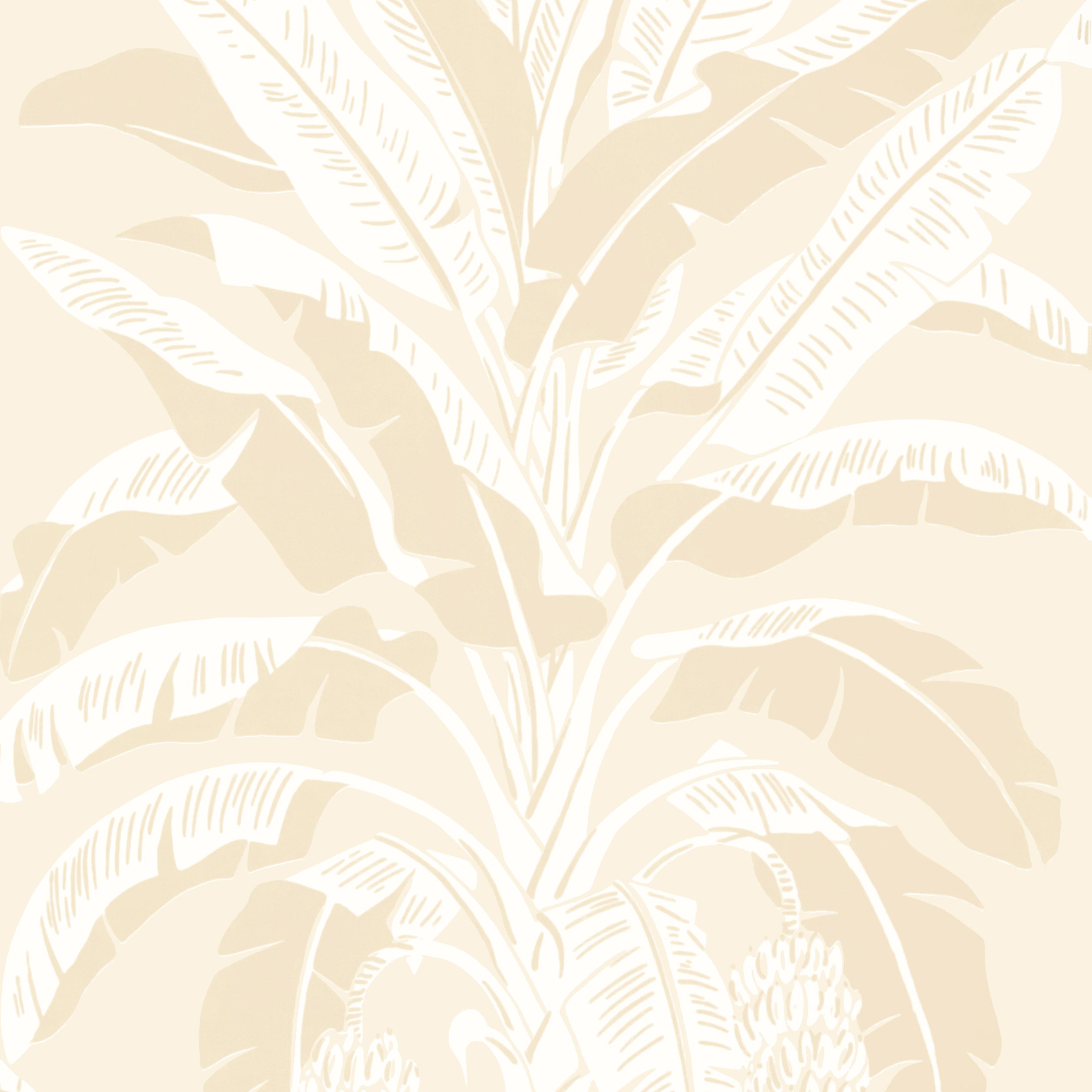 Thibaut Banana Tree Behang T13920 - Beige