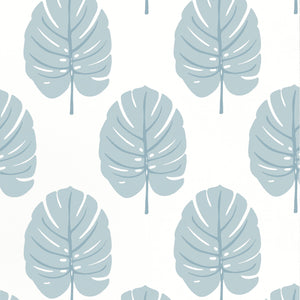 Thibaut Monstera Behang T13954 - Spa Blue