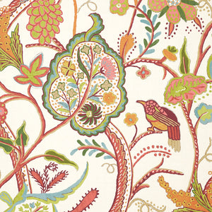 Thibaut Windsor Behang T14305 - Cream and Red
