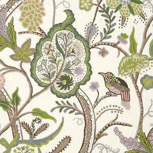 Thibaut Windsor Behang T14306 - Brown and Green