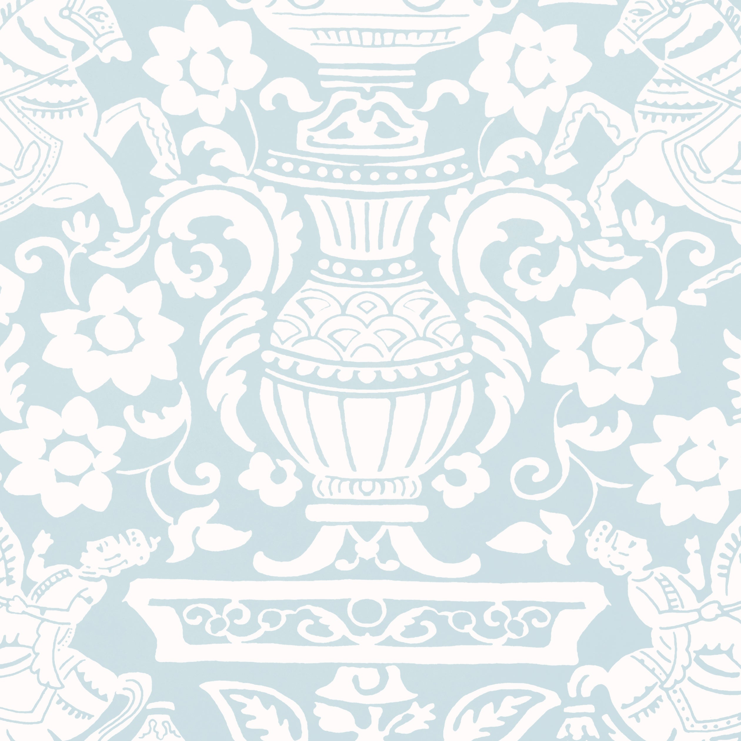 Thibaut Galway Behang T14360 - Spa Blue