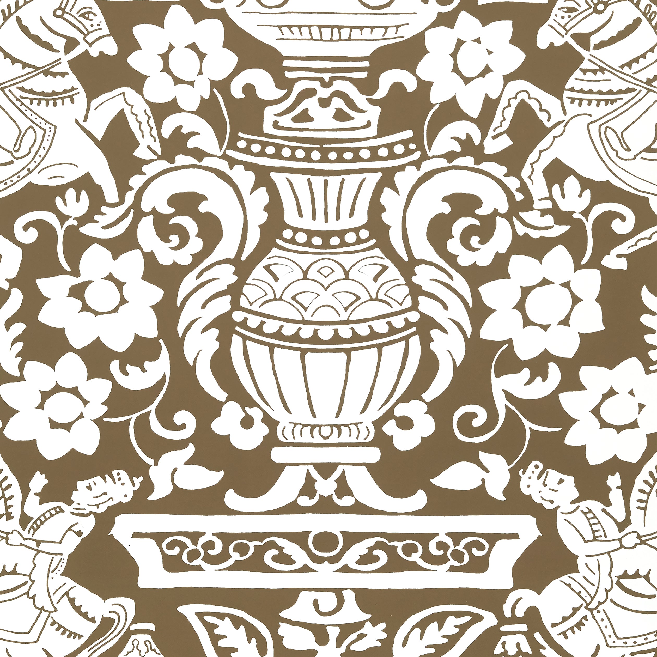 Thibaut Galway Behang T14364 - Brown
