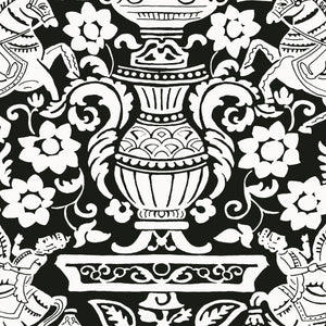 Thibaut Galway Behang T14365 - Black