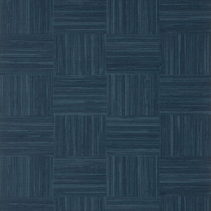 Thibaut Bayshore Basket Behang T14592 - Navy