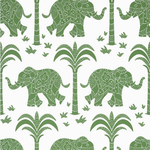 Thibaut Elephant Behang T16201 - Green