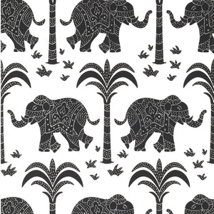 Thibaut Elephant Behang T16202 - Black