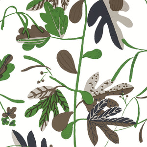 Thibaut Matisse Leaf Behang T16208 - Black and Green