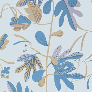 Thibaut Matisse Leaf Behang T16210 - Lavender and Blue