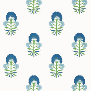 Thibaut Tybee Bud Behang T16215 - Green and Blue