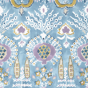 Thibaut Mendoza Suzani Behang T16244 - French Blue and Lavender