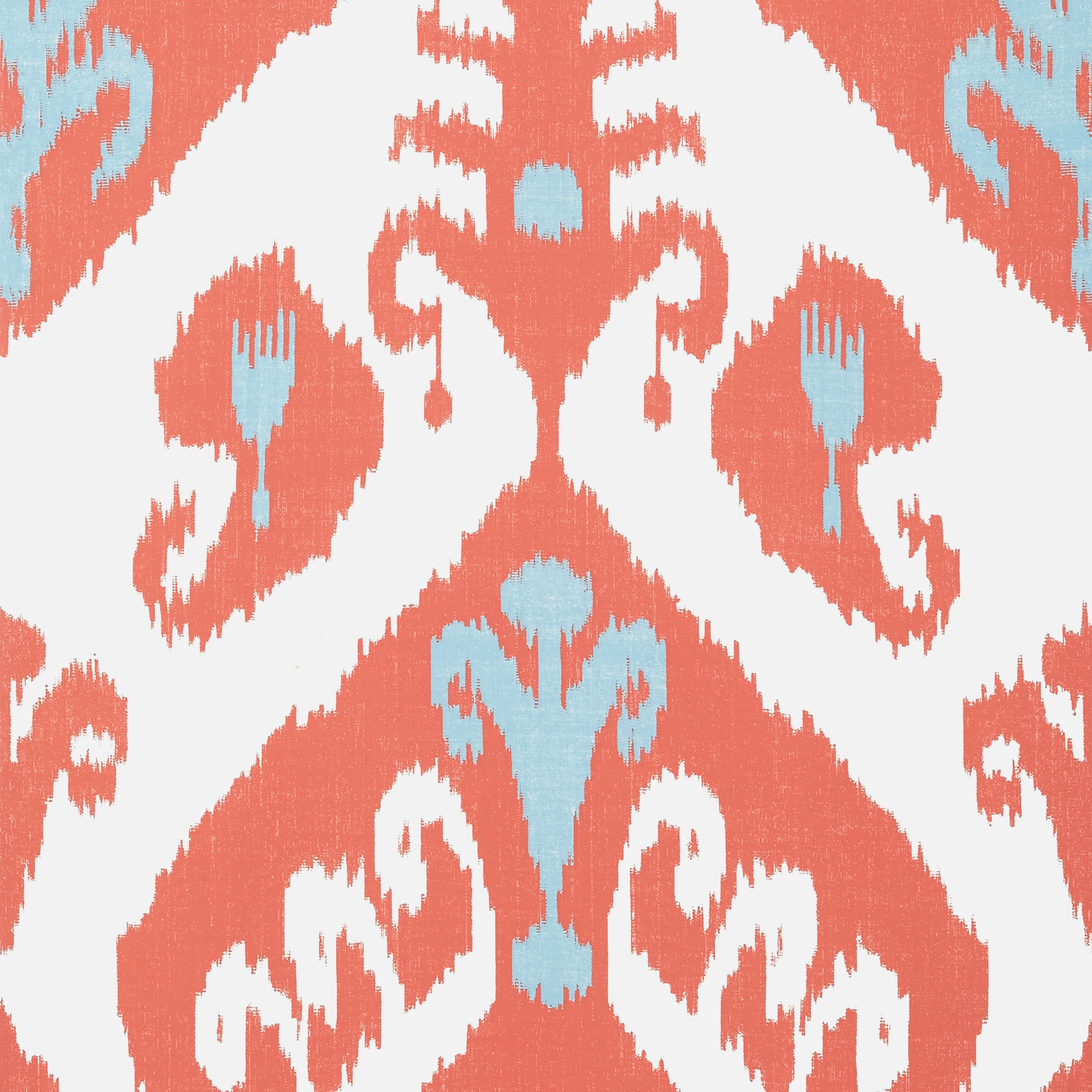 Thibaut Indies Ikat Behang T16247 - Coral