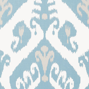 Thibaut Indies Ikat Behang T16248 - French Blue