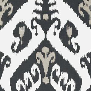 Thibaut Indies Ikat Behang T16250 - Black