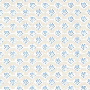 Thibaut Emily Behang T16256 - Beige and Blue