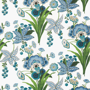 Thibaut Pasadena Behang T20851 - Blue and Green