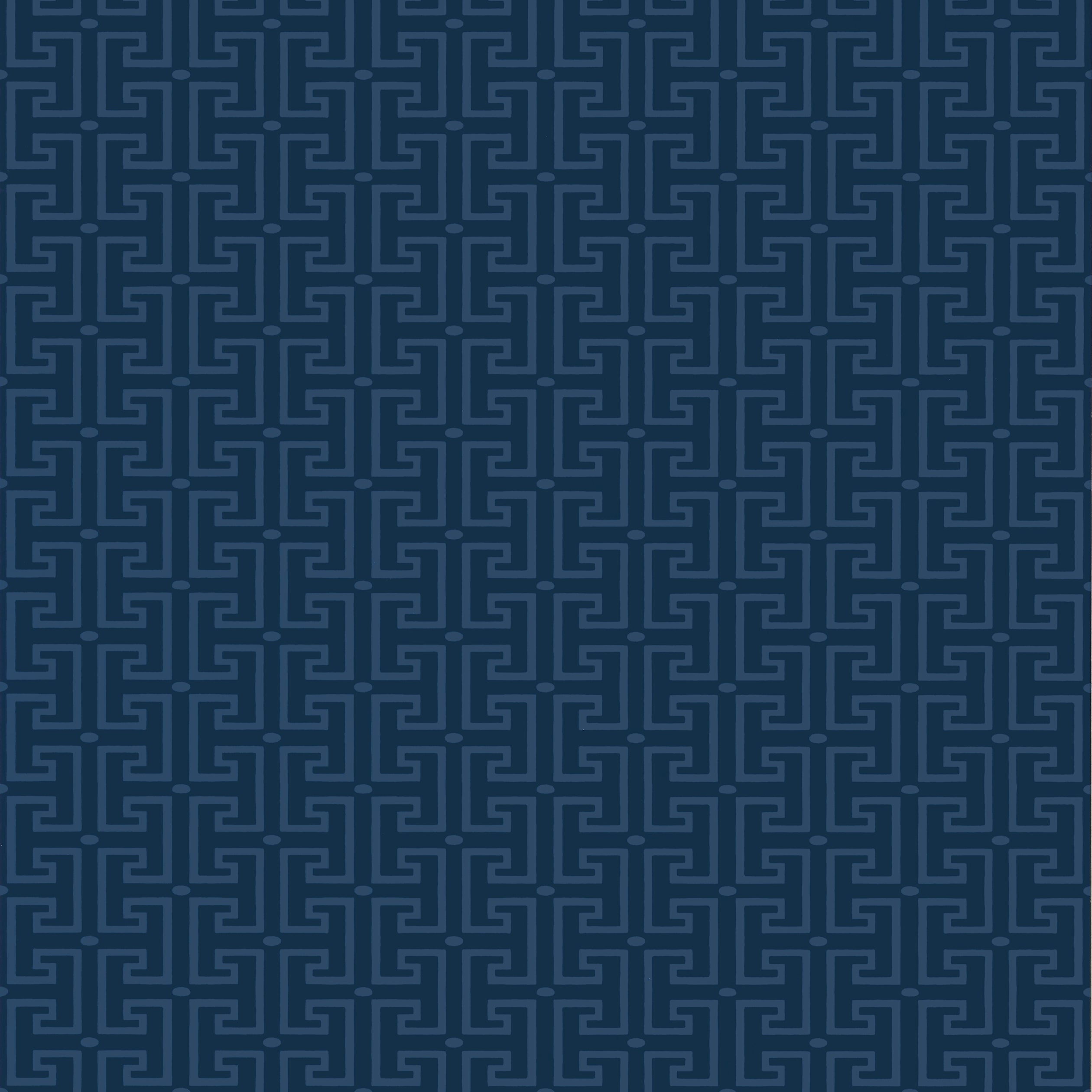 Thibaut T-square Behang T20858 - Navy