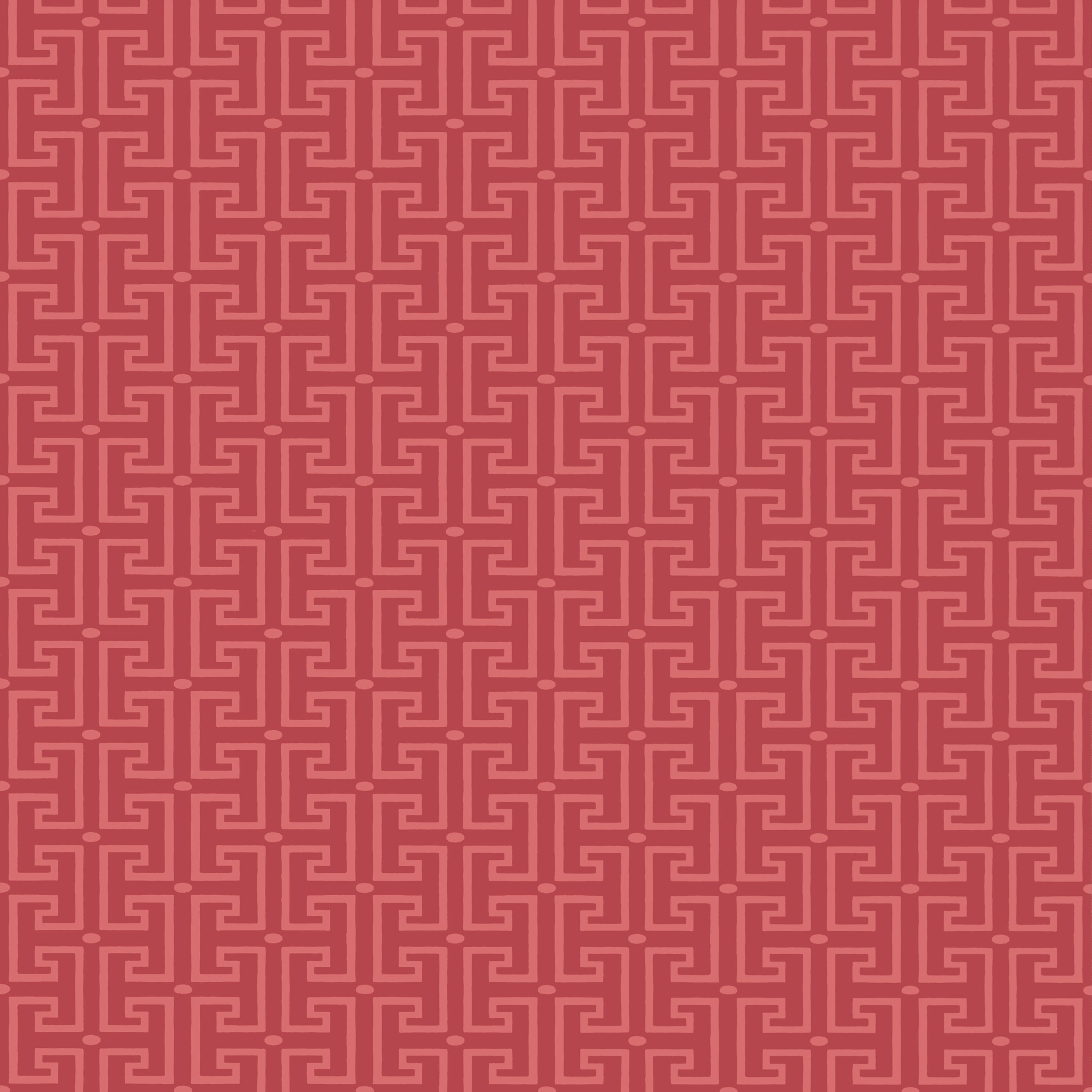 Thibaut T-square Behang T20862 - Raspberry