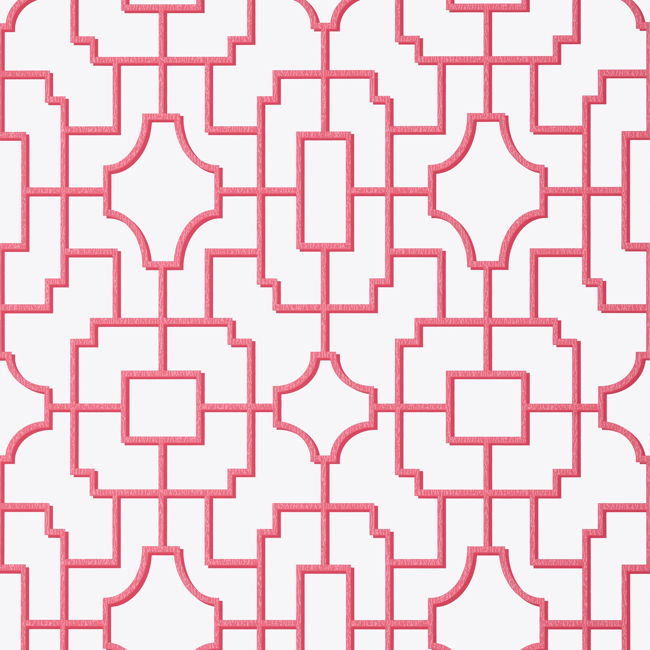 Thibaut Fretwork Behang T20872 - Pink