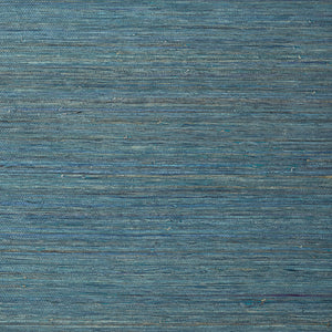 Thibaut Raffia Palm Behang T24066 - Peacock Blue