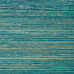 Thibaut Raffia Palm Behang T24073 - Turquoise