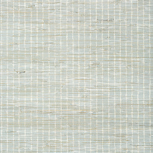 Thibaut Sutton Stripe Behang T24085 - White on Robin's Egg