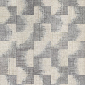 Thibaut Raffia Squares Behang T24430 - Graphite