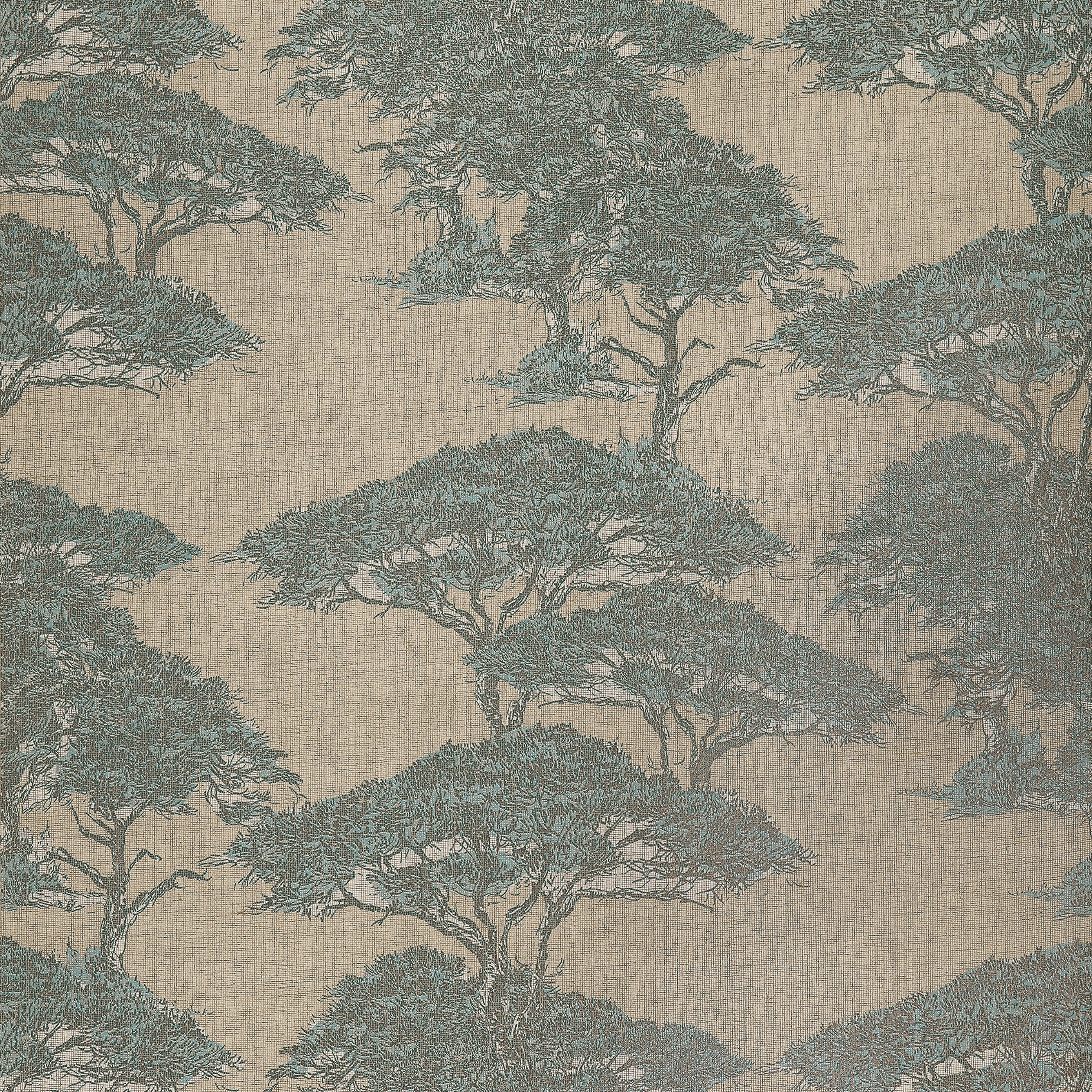 Thibaut Torrey Pines Behang T24437 - Spa Blue