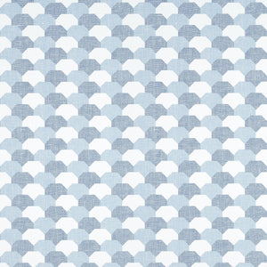 Thibaut Hidden Hills Behang T27010 - Navy and White