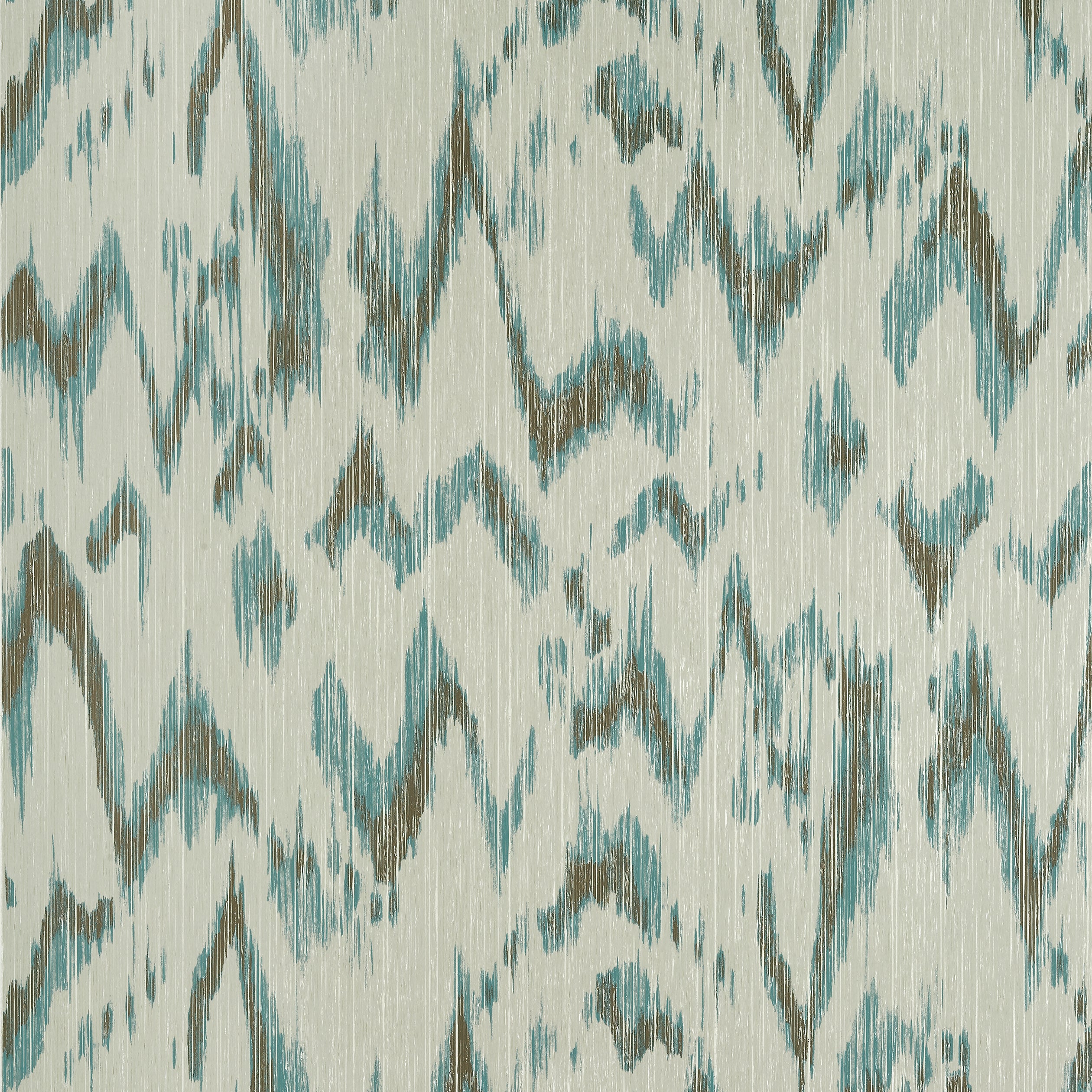 Thibaut Point Lobos Behang T27014 - Brown and Teal