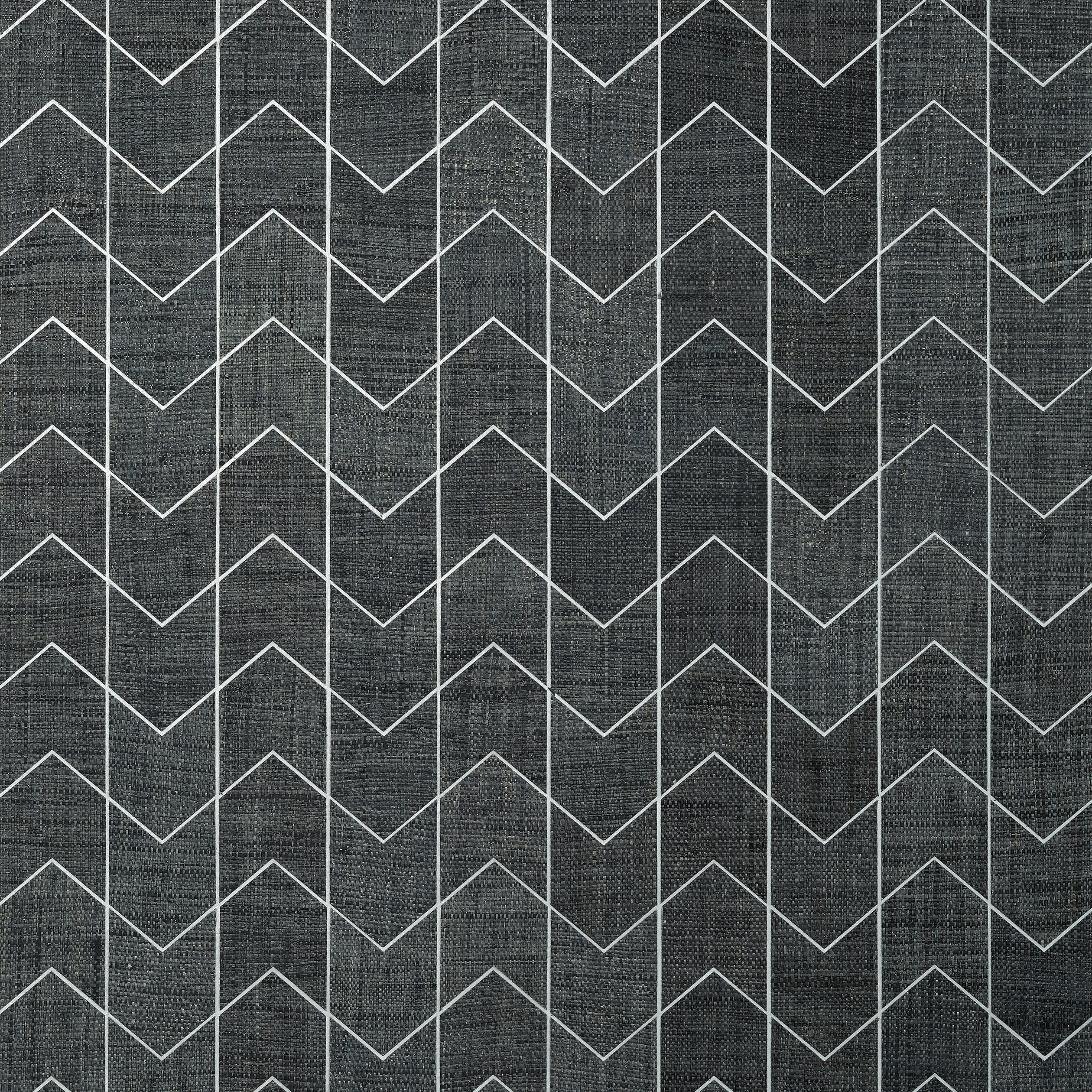 Thibaut Cordoza Weave Behang T27028 - Charcoal