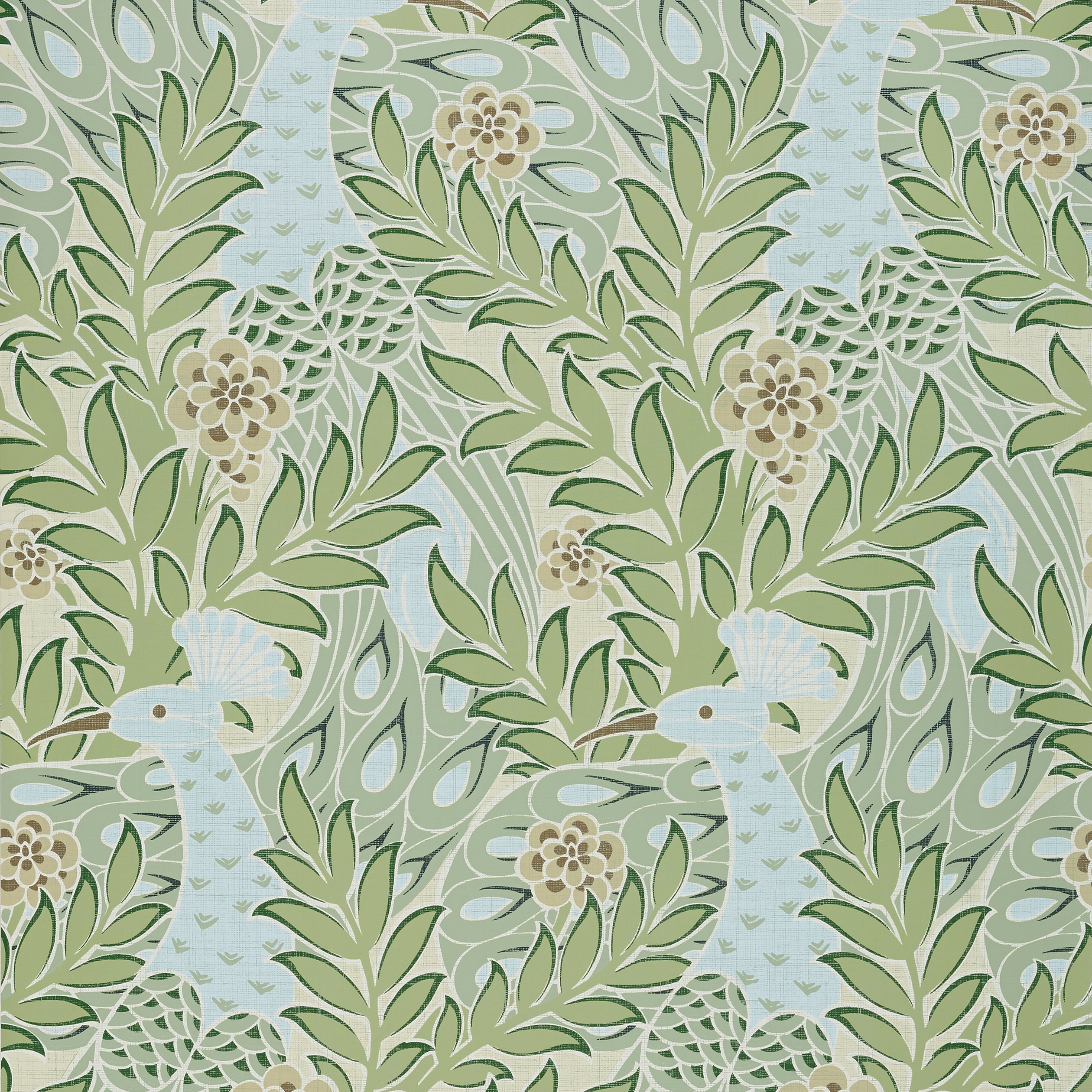 Thibaut Desmond Behang T2922 - Aqua and Green
