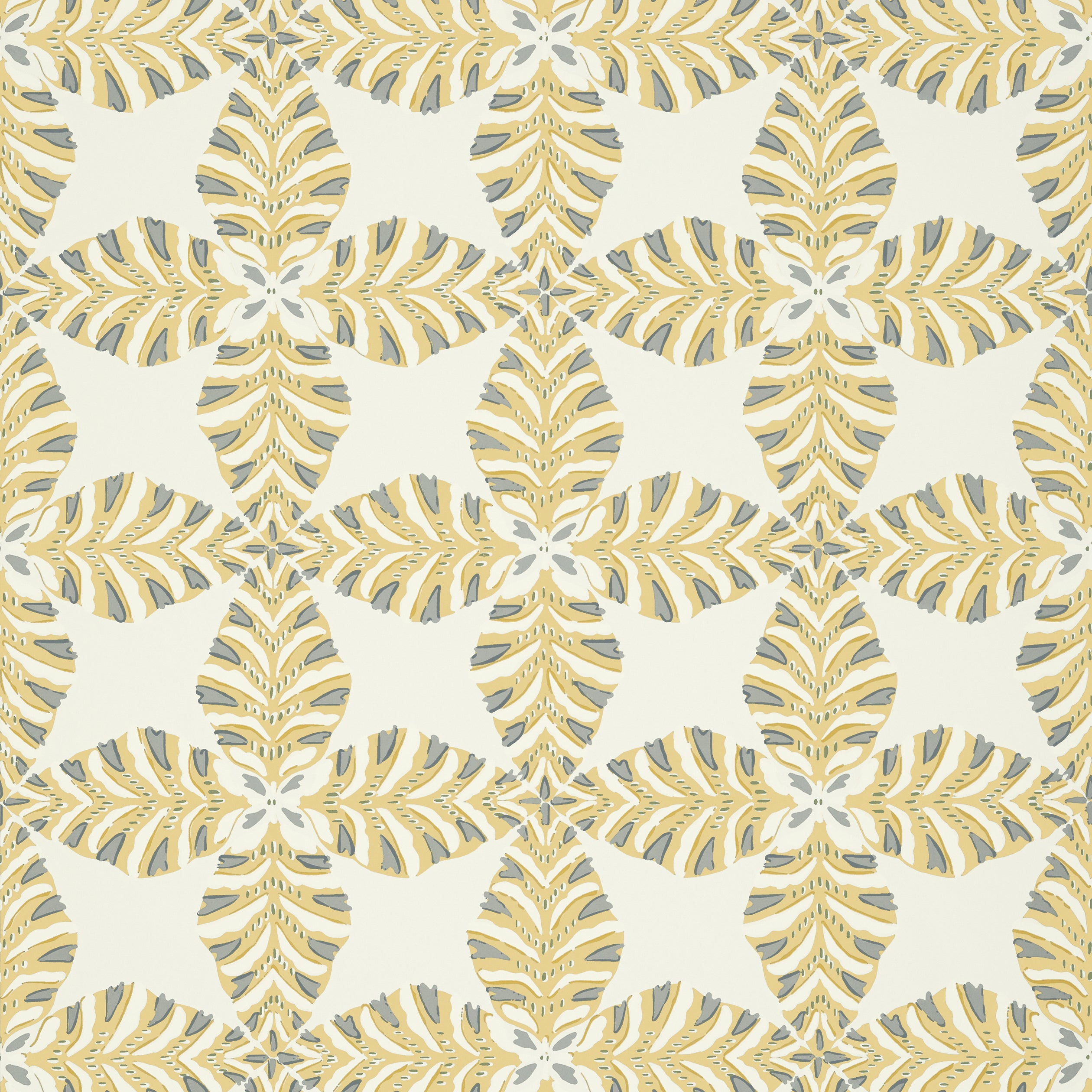 Thibaut Starleaf Behang T2970 - Yellow