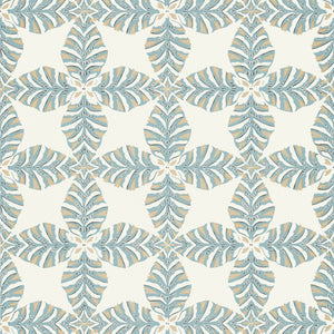 Thibaut Starleaf Behang T2972 - Aqua