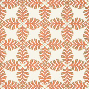 Thibaut Starleaf Behang T2975 - Orange