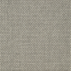 Thibaut Baker Weave Behang T2985 - Black on Linen
