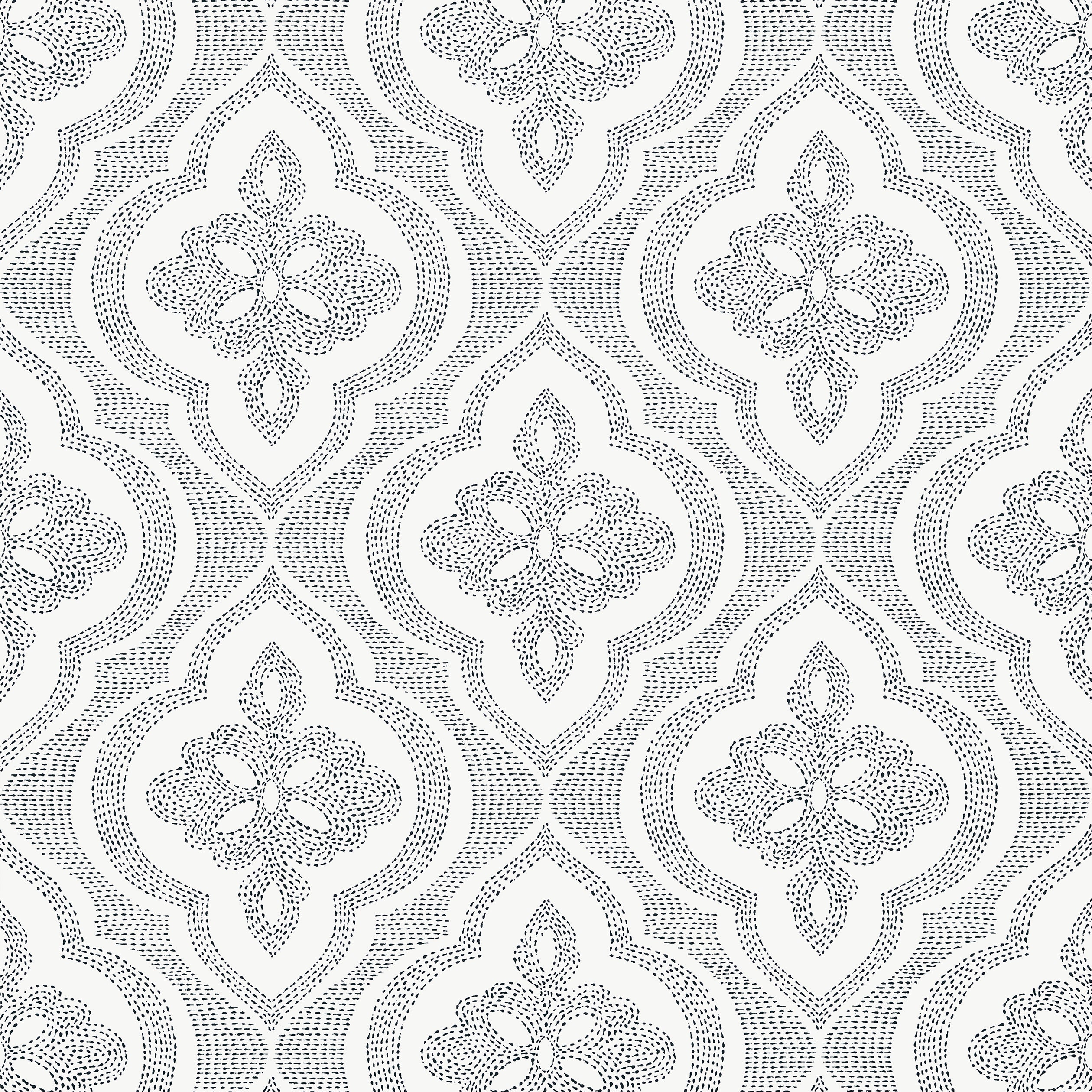 Thibaut Ophelia Behang T2997 - Black and White