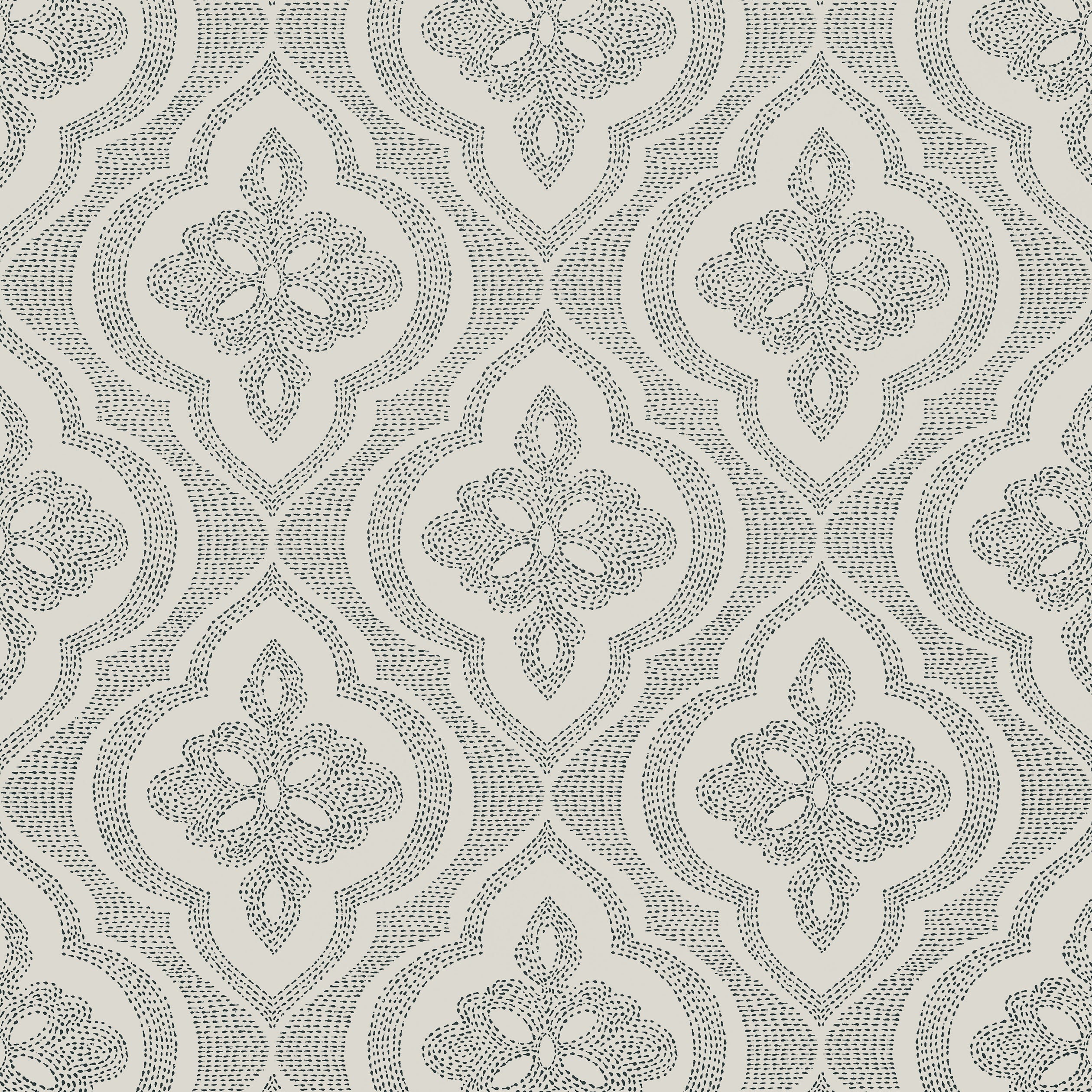 Thibaut Ophelia Behang T2999 - Beige and Black