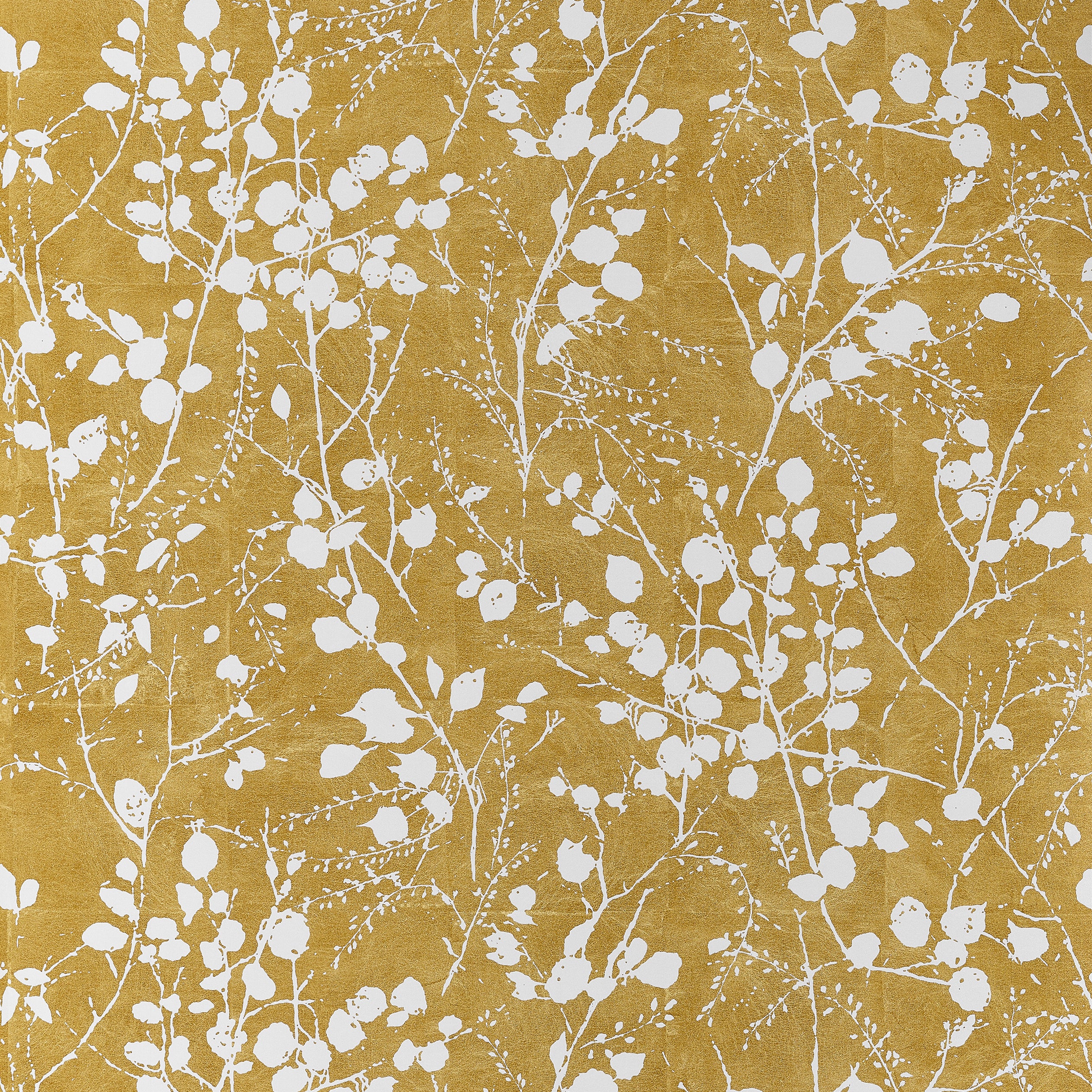 Thibaut Katamari Bud Behang T34093 - Dark Gold and White