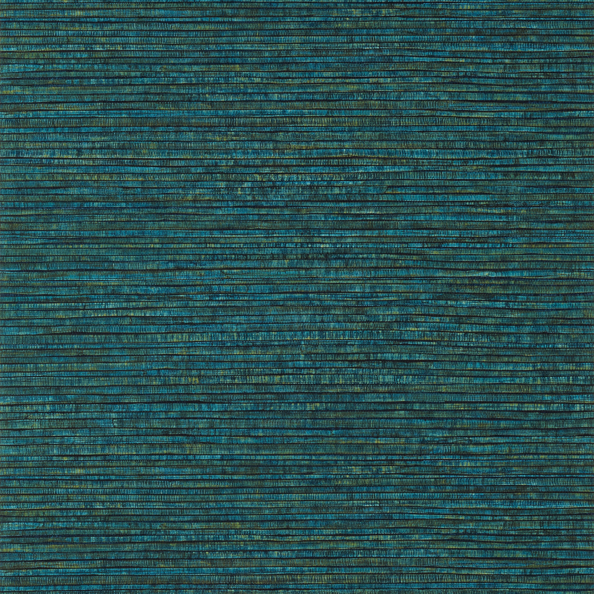 Thibaut Woody Grass Behang T355 - Turquoise and Brown