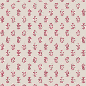 Thibaut Corwin Behang T36406 - Raspberry on Natural