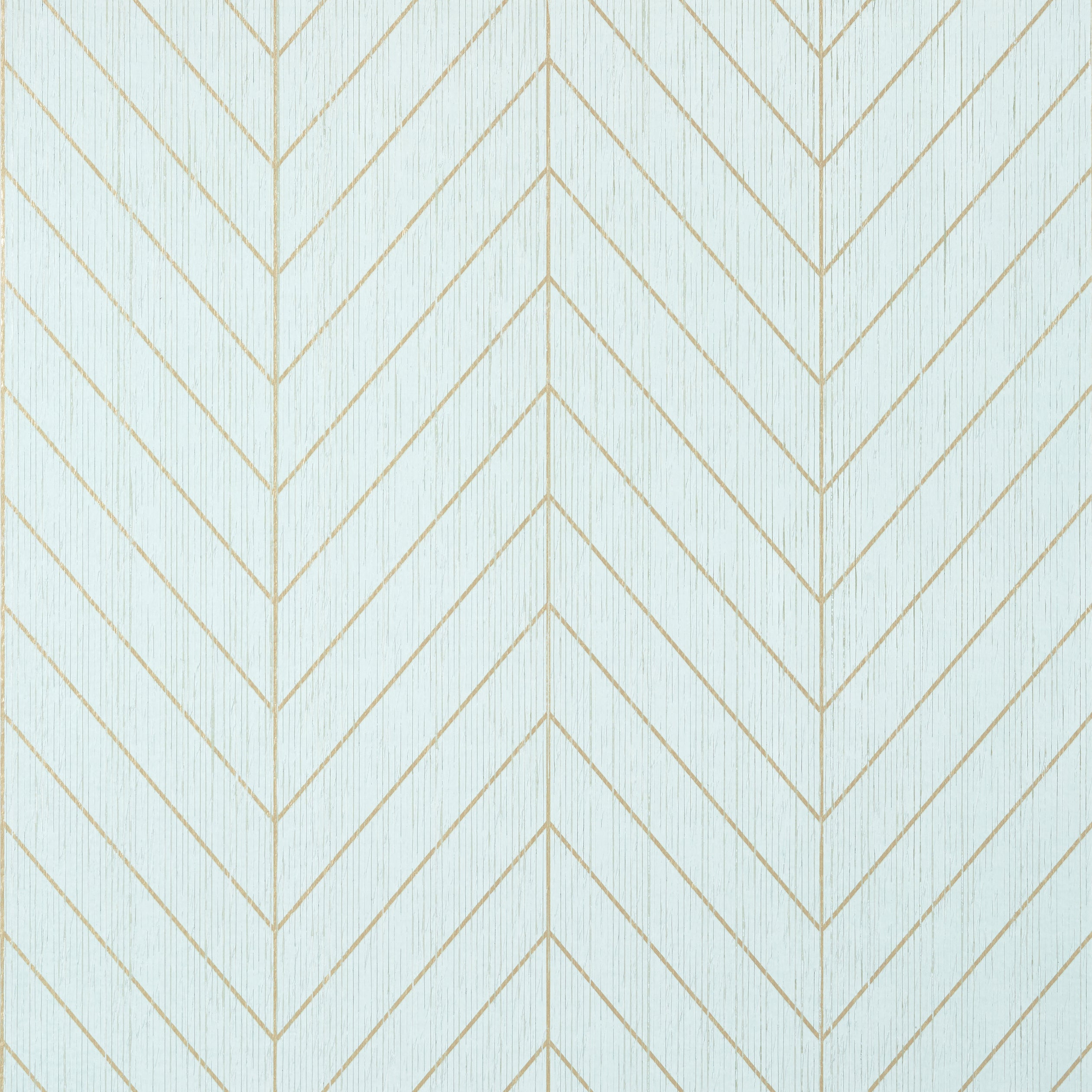 Thibaut Land Bridge Behang T41007 - Robin's Egg and Metallic Gold