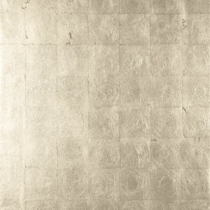Thibaut Metal Leaf Behang T41012 - Metallic Pewter